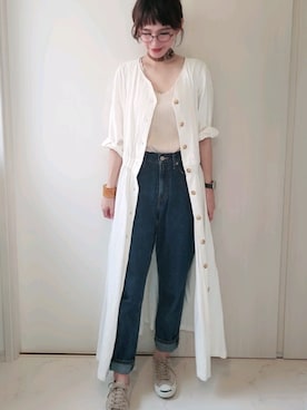 「LEPSIM（レプシィム）のアイテム（財布/小物）」を使った、ricky.yさん（レディース・158cm）の夏コーディネート