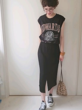 「アメカジスタイル」｜「アイテム（アクセサリー）」を使った、ricky.yさん（レディース・158cm）の夏コーディネート