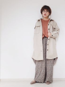「Right-on（ライトオン）のアイテム（その他アウター）」を使った、ricky.yさん（レディース・158cm）の秋コーディネート