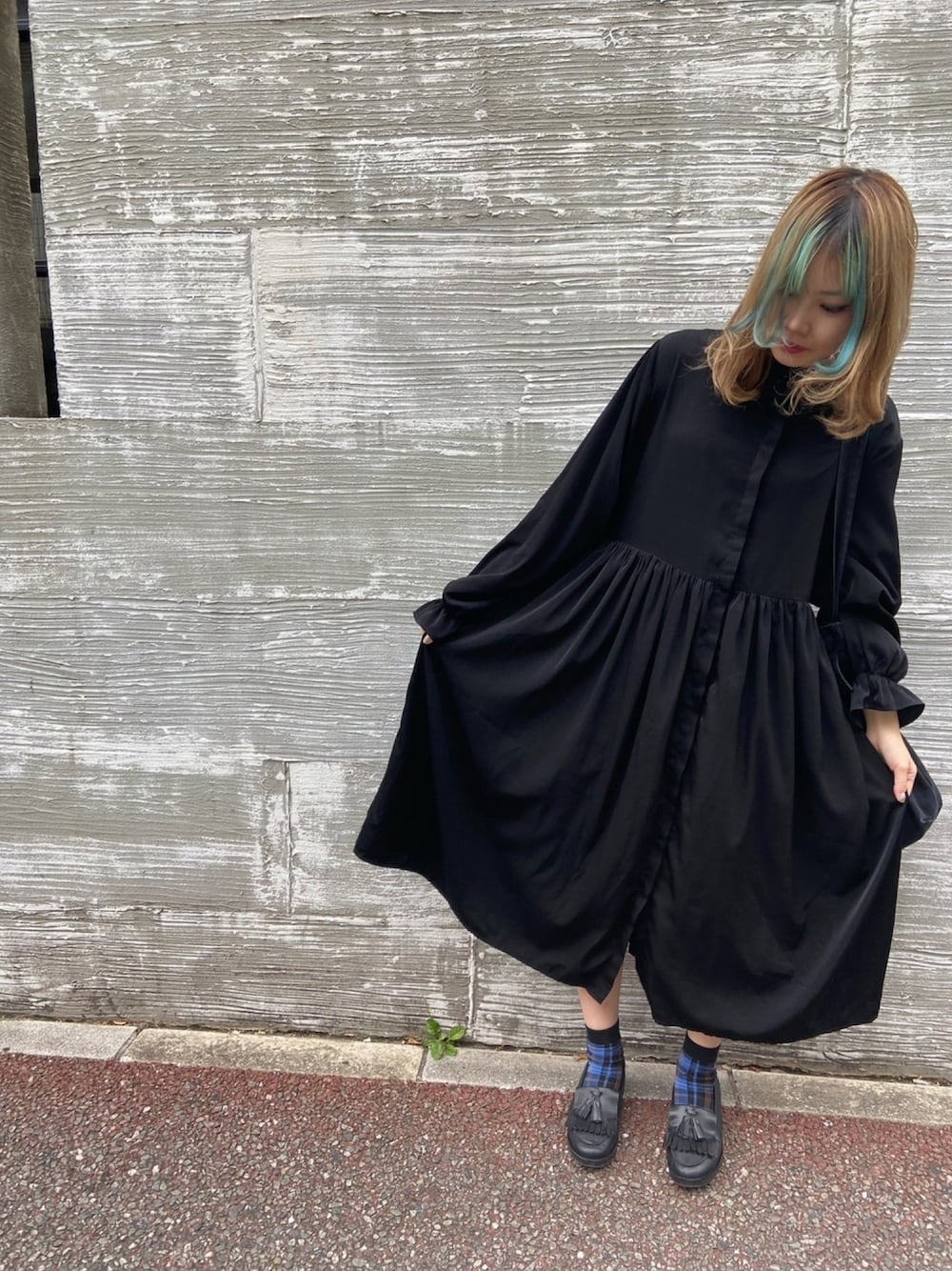 【2点セット】PUNYUS レトロギャザーワンピース:サイズ3 レトロギャザーワンピース[品番：PNYW0004345]｜PUNYUS