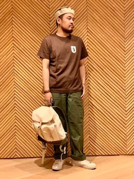 「NECESSARY or UNNECESSARY（ネセサリーオアアンネセサリー）のアイテム」を使った、fennicaさん（メンズ・175cm）の夏コーディネート