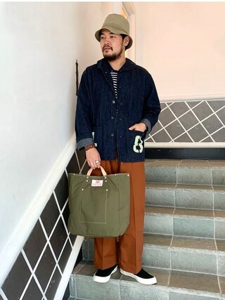 BUZZ RICKSON'S × fennica ヘチマ襟 カバーオール 40 BUZZ RICKSON'S × fennica ヘチマ襟 カバーオール 40 - メルカリ
