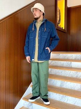 「fennica（フェニカ）のアイテム」を使った、fennicaさん（メンズ・175cm）の夏コーディネート