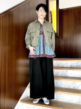 「fennica（フェニカ）のアイテム」を使った、fennicaさん（レディース・165cm）の秋コーディネート