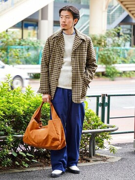 「Buzz Rickson's（バズリクソンズ）のアイテム（パンツ）」を使った、fennicaさん（メンズ・179cm）の秋コーディネート