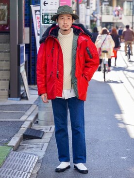 「fennica（フェニカ）のアイテム」を使った、fennicaさん（メンズ・179cm）の秋コーディネート