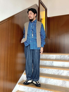 「マリメッコ」｜fennicaさん（メンズ・175cm）の秋コーディネート