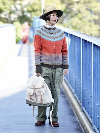 ERIBE（エリベ）の「ERIBE / クルーネック カーディガン ＜WOMEN