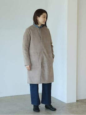 fennicaさん（レディース・158cm）の冬コーディネート