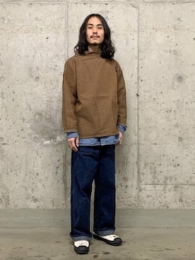 「Buzz Rickson's（バズリクソンズ）のアイテム（トップス）」を使った、fennicaさん（メンズ・165cm）の春コーディネート