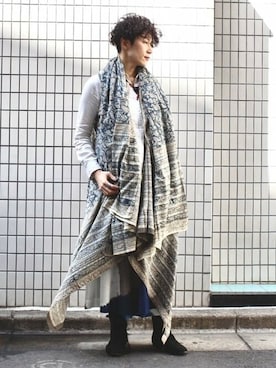 「絞り染め」｜fennicaさん（レディース・165cm）の春コーディネート