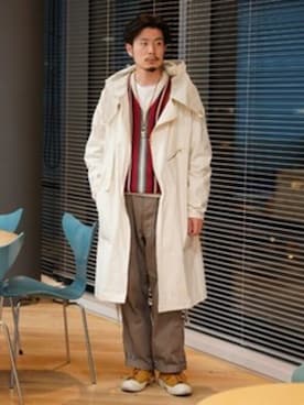「Buzz Rickson's（バズリクソンズ）のアイテム（パンツ）」を使った、fennicaさん（メンズ・179cm）の春コーディネート