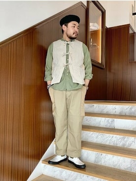 「フェニカ」｜fennicaさん（メンズ・175cm）の春コーディネート