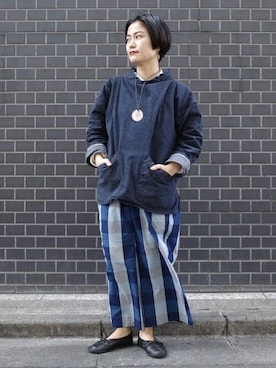 「Buzz Rickson's（バズリクソンズ）のアイテム」を使った、fennicaさん（レディース・152cm）の春コーディネート