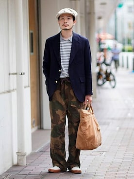 「british army」｜fennicaさん（メンズ・179cm）の夏コーディネート