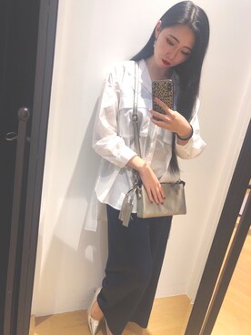 「RAW FUDGE（ローファッジ）のアイテム」を使った、manamiさん（レディース・160cm）の春コーディネート