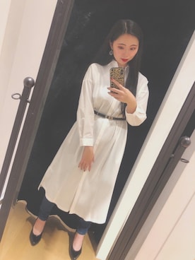 「RAW FUDGE（ローファッジ）のアイテム」を使った、manamiさん（レディース・160cm）の春コーディネート
