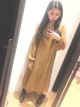「RAW FUDGE（ローファッジ）のアイテム」を使った、manamiさん（レディース・160cm）の春コーディネート