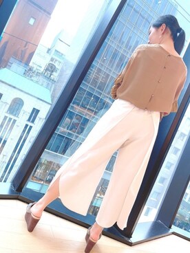 「RAW FUDGE（ローファッジ）のアイテム」を使った、manamiさん（レディース・160cm）の夏コーディネート