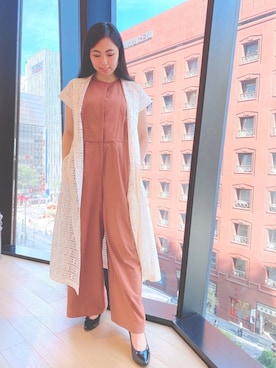 「RAW FUDGE（ローファッジ）のアイテム」を使った、manamiさん（レディース・160cm）の夏コーディネート