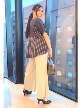 「RAW FUDGE（ローファッジ）のアイテム」を使った、manamiさん（レディース・160cm）の夏コーディネート
