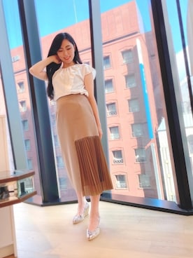 「RAW FUDGE（ローファッジ）のアイテム」を使った、manamiさん（レディース・160cm）の秋コーディネート