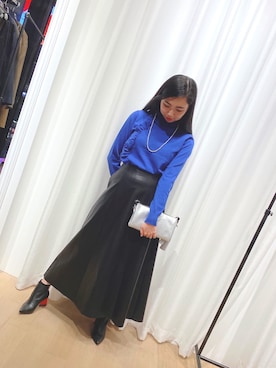 「RAW FUDGE（ローファッジ）のアイテム」を使った、manamiさん（レディース・160cm）の秋コーディネート