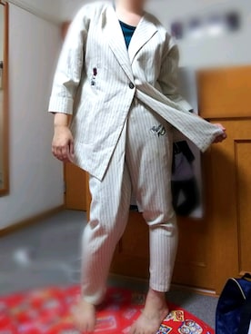 「ScoLar（スカラー）のアイテム（その他アウター）」を使った、ちぱさん（レディース・164cm）の春コーディネート