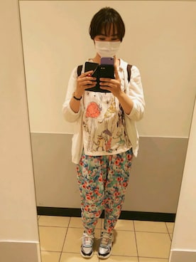 「ScoLar（スカラー）のアイテム（ジャケット/アウター）」を使った、ちぱさん（レディース・164cm）の夏コーディネート