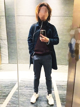 「The Endless Summer（エンドレスサマー）のアイテム（デニムジャケット）」を使った、Jaseさん（メンズ・170cm）の冬コーディネート