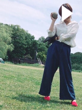「TOMS（トムス）のアイテム（シューズ）」を使った、はるさん（レディース・152cm）の春コーディネート