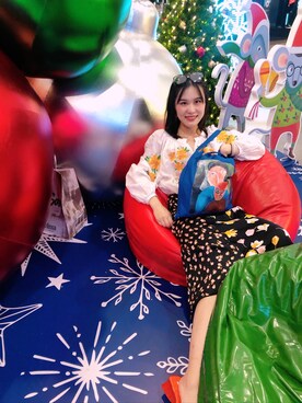 「self-portrait（セルフポートレート）のアイテム」を使った、yuegefreeさん（レディース・163cm）の冬コーディネート