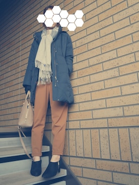 「La TOTALITE（ラトータリテ）のアイテム」を使った、hiさん（レディース・161cm）の冬コーディネート