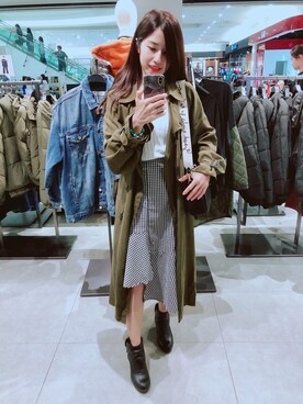 「PAZZO」｜「アイテム（ジャケット/アウター）」を使った、Cathy/千千さん（レディース・157cm）の秋コーディネート
