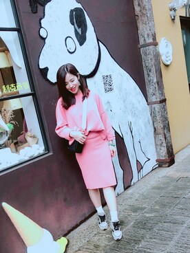 「WINNER」｜Cathy/千千さん（レディース・157cm）の秋コーディネート