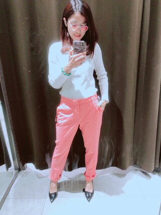 Cathy/千千 is wearing ZARA