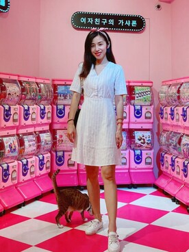 Cathy/千千 is wearing Step Korea