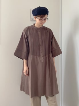 「Pheeta（フィータ）のアイテム（ワンピース/ドレス）」を使った、kinoko.さん（レディース・157cm）の春コーディネート