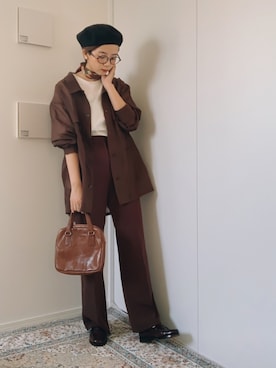 「Creed（クリード）のアイテム」を使った、kinoko.さん（レディース・157cm）の春コーディネート