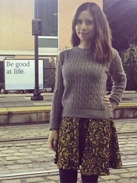 「Maeve（メーヴ）のアイテム」を使った、laurenさん（レディース・155cm）の春コーディネート