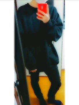 「アイテム（スウェット）」を使った、KIOさん（メンズ・168cm・10代）の冬コーディネート