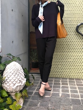 「PLST（プラステ）のアイテム」を使った、Reiさん（レディース・150cm）の春コーディネート
