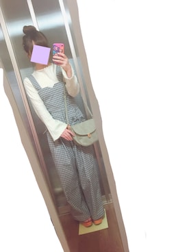 「アイテム（その他トップス）」を使った、ななぴんさん（レディース・149cm）の秋コーディネート