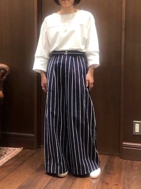 「NOMBRE IMPAIR（ノンブルアンペール）のアイテム（ドレスシューズ）」を使った、saegusa.さん（レディース・151cm）の冬コーディネート