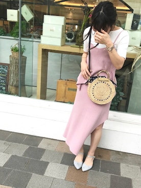 「サマンサタバサ」｜つむちゃん(・ω・)さん（レディース・156cm・20代）の春コーディネート