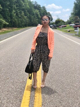 「Target（ターゲット）のアイテム（バッグ）」を使った、Catirraさん（レディース・155cm）の夏コーディネート