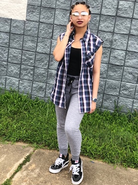 「jogger pants」｜Catirraさん（レディース・155cm）の夏コーディネート