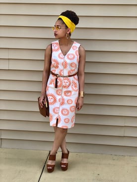 「STEVE MADDEN（スティーブマデン）のアイテム（その他シューズ）」を使った、Catirraさん（レディース・155cm）の夏コーディネート