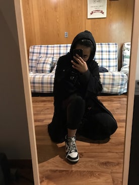 「kicks」｜「アイテム（その他アウター）」を使った、Thoughts11さん（レディース・150cm）の冬コーディネート
