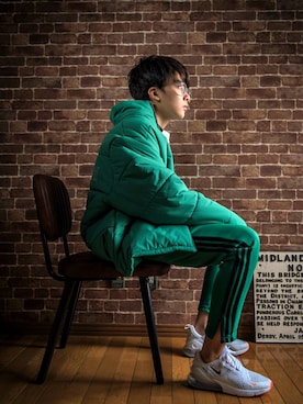 「Gosha Rubchinskiy（ゴーシャラブチンスキー）のアイテム（ジャケット/アウター）」を使った、keiさん（メンズ・178cm）の冬コーディネート